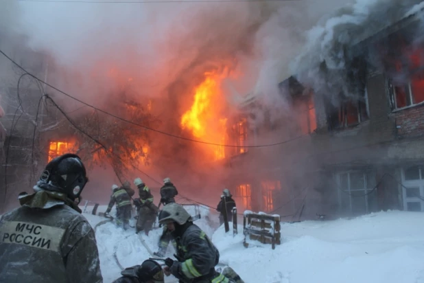 Пожар на радиозаводе. 23 декабря 2016 года.