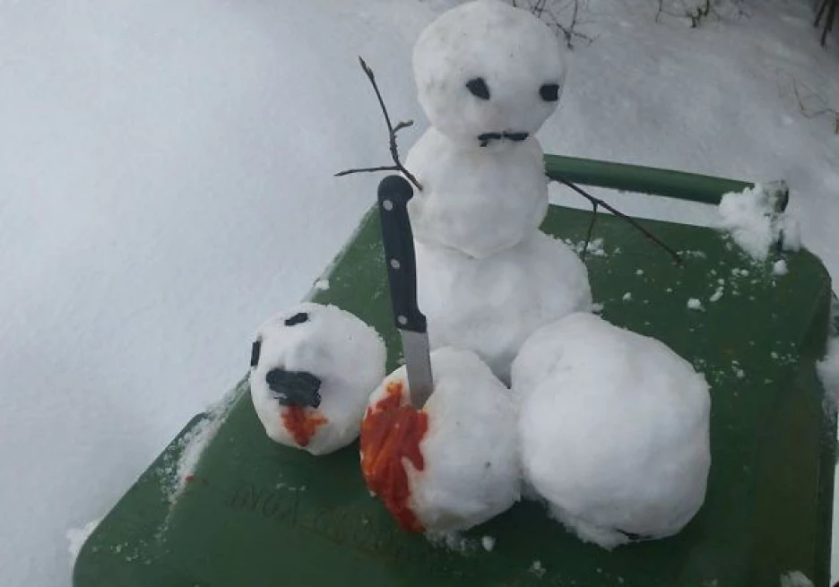 Смешные и необычные фото снеговиков, которые вызывают улыбку