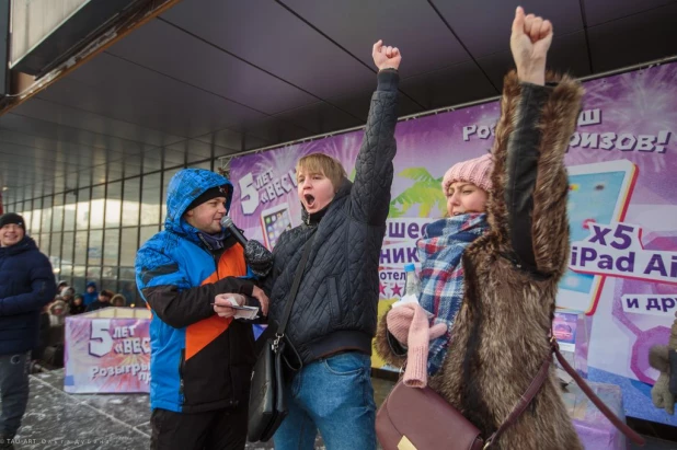 В Барнауле прошёл беспрецедентный розыгрыш призов.