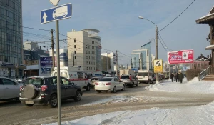 Пробки в Барнауле 29 декабря.