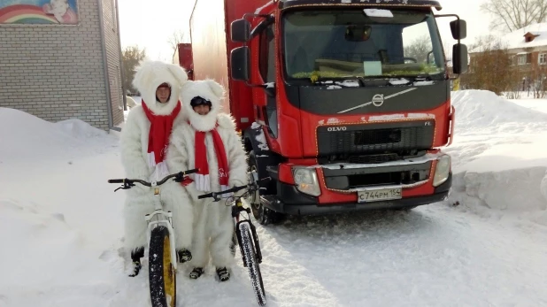 Coca-Cola и медведи в Барнауле.