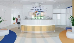 Проект вестибюля детского технопарка "Кванториум". 