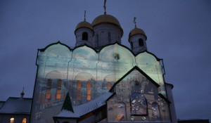 новогоднее 3D-шоу в Барнауле.