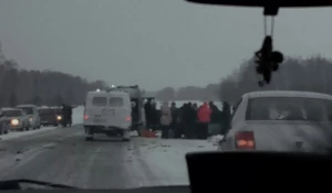 ДТП на трассе около Ребрихи.