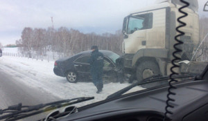 На трассе между Барнаулом и Бийском произошло еще одно серьезное ДТП