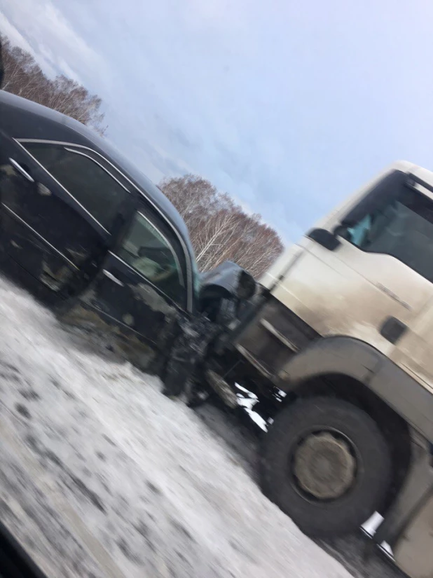 На трассе между Барнаулом и Бийском произошло еще одно серьезное ДТП