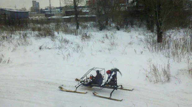 Жители Алтая на новогодних каникулах.