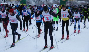 8 января в Алтайском прошел лыжный марафон.