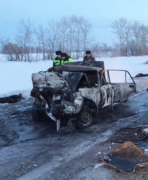 ДТП на Ордынском шоссе в Новосибирской области. 10 января 2017 года.