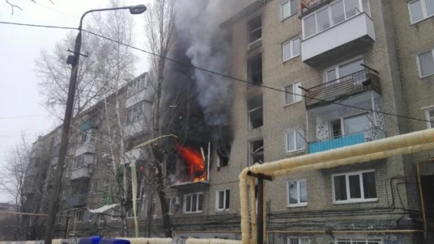 Взрыв в жилом доме в Саратове