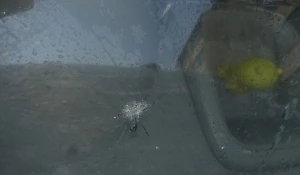 В Барнауле обстреляли машину. 18 января 2016 года.