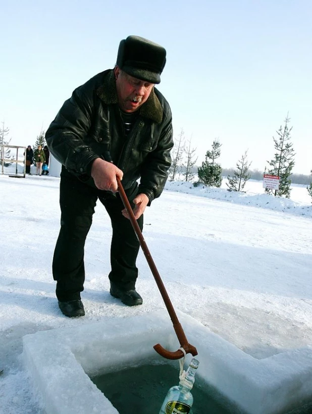 В Барнауле празднуют Крещение. 19 января 2017 года.