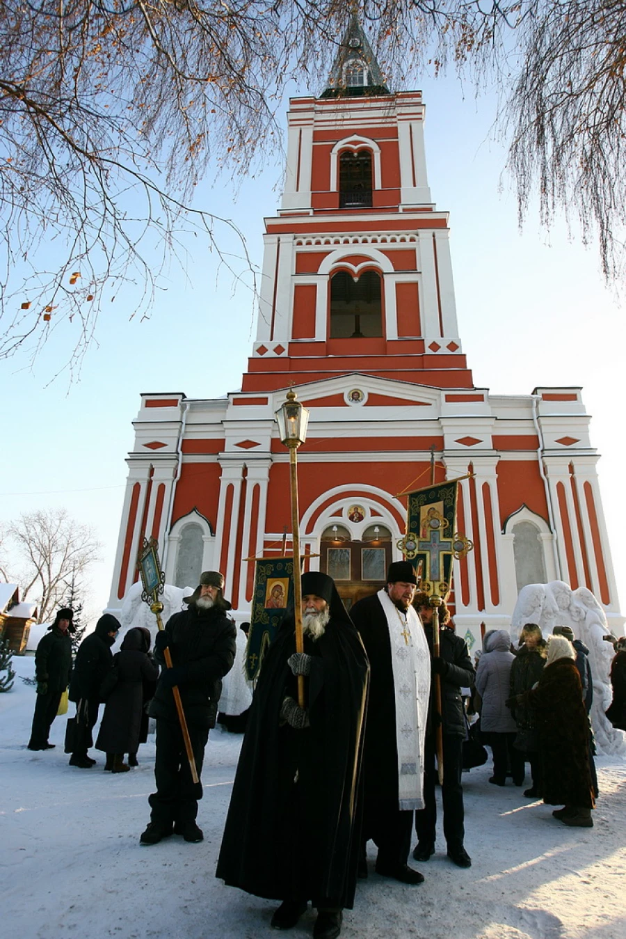 В Барнауле празднуют Крещение. 19 января 2017 года.