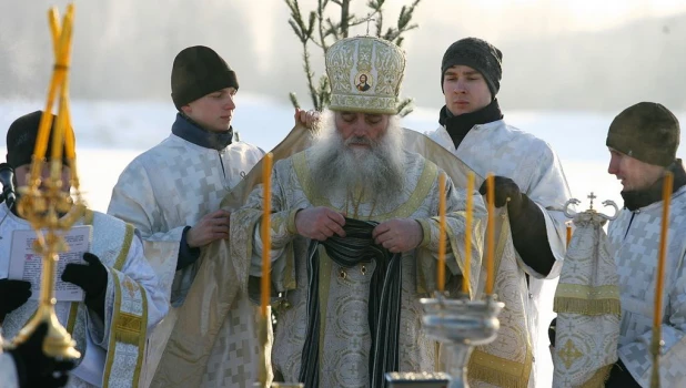 В Барнауле празднуют Крещение. 19 января 2017 года.