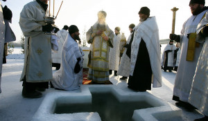 В Барнауле празднуют Крещение. 19 января 2017 года.