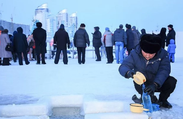 Крещение в Барнауле. 