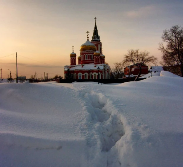 Крещение в Барнауле.