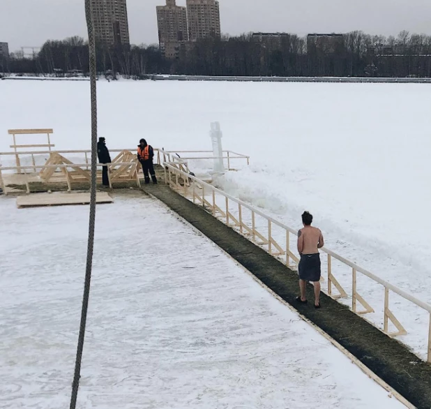 Крещение в Барнауле.