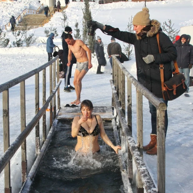 Крещение в Барнауле. 19 января 2017 года.