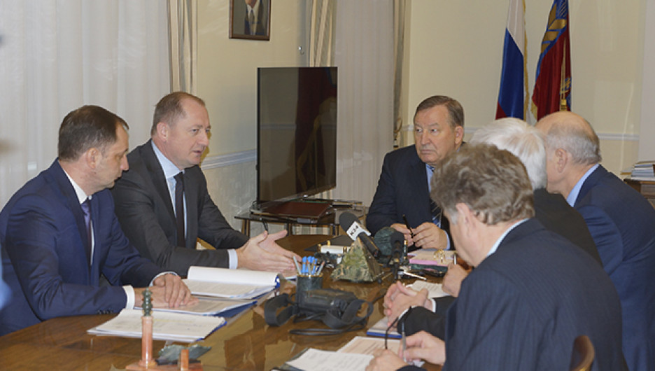 Встреча с Губернатором Алтайского края, Александром Карлиным.