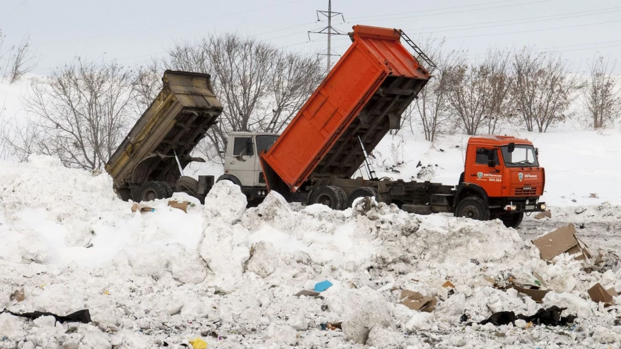 Полигон ТБО в Барнауле.