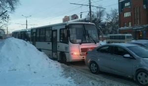 Пробки в Барнауле.