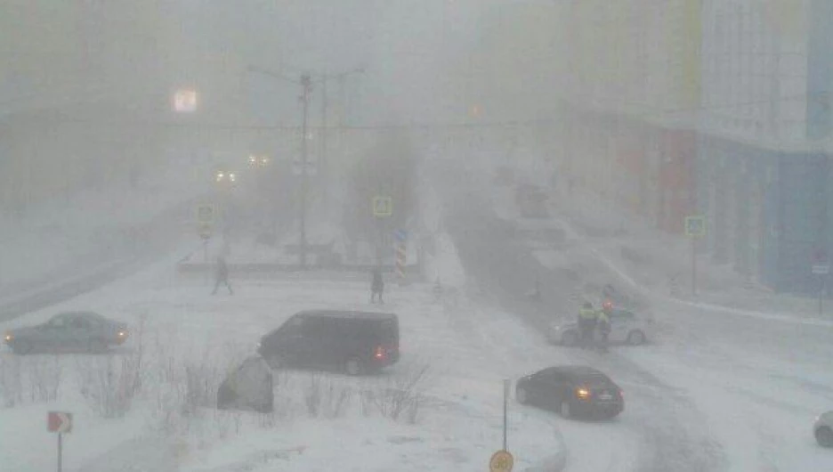 "Черная пурга" в Норильске