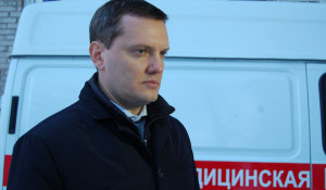 Даниил Бессарабов проехал на "скорой" по Барнаулу. 2 февраял 2017 года.
