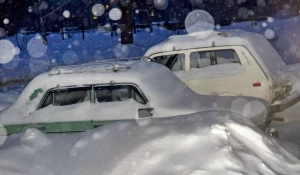 Барнаульские "авто-сугробы"