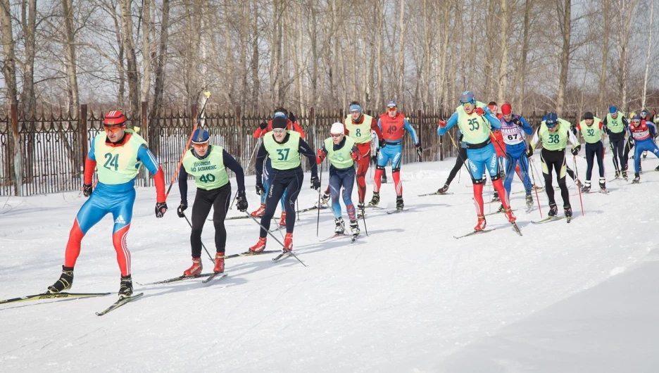 Лыжная эстафета.