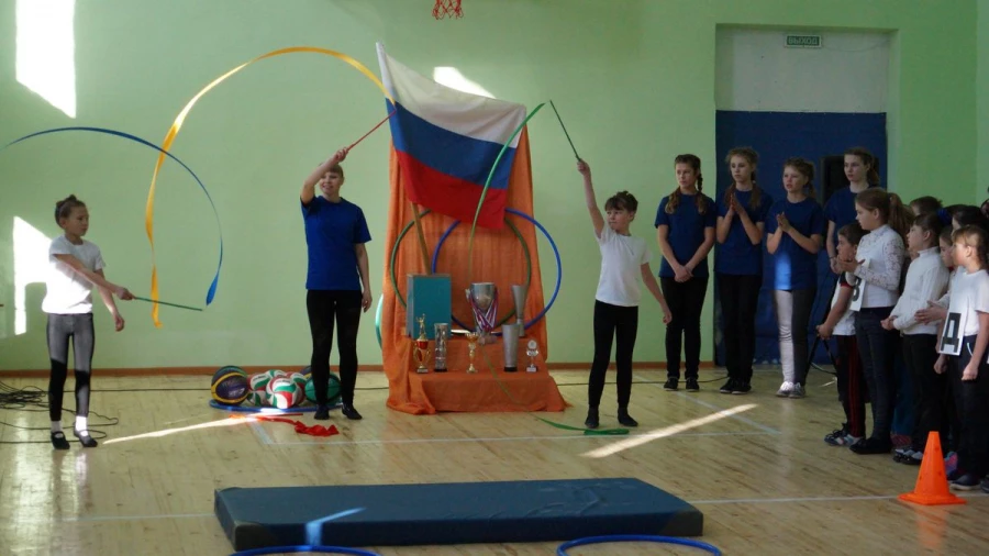 В Кытмановском районе отремонтировали спортзал.