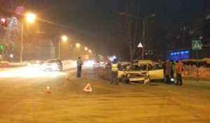 ДТП в центре Горно-Алтайска. 16 февраля 2017 года.