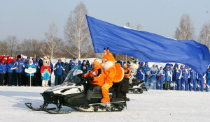 В Завьялово официально открыли XXXII зимнюю олимпиаду сельских спортсменов Алтая