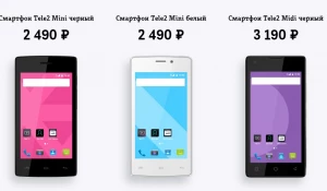 Доля смартфонов в сети Tele2 превысила 50%.