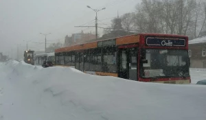 ДТП с тремя автобусами.