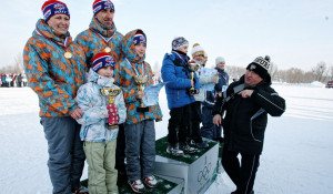 Награждение спортивных семей на XXXII зимней олимпиаде сельских спортсменов Алтая