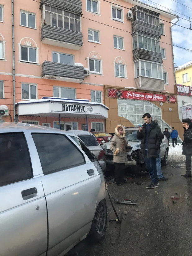 ДТП на пересечении Ленина и Северо-Западной.