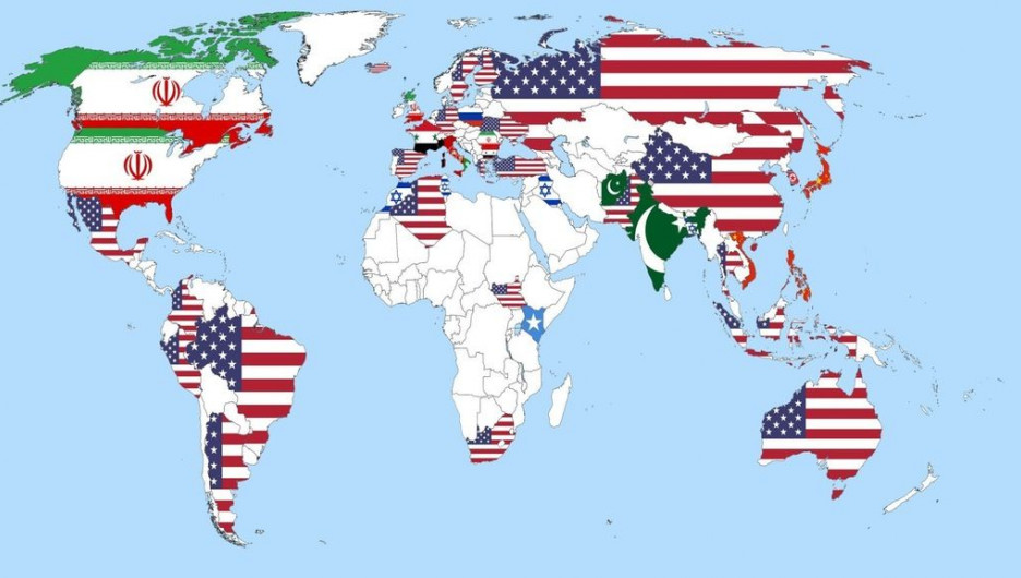 В сети показали карту самых опасных стран мира