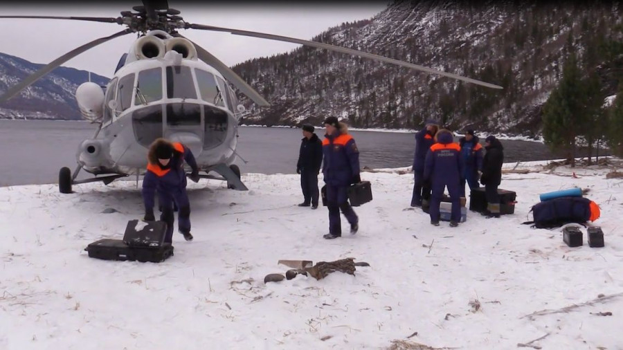 Поисково-спасательная операция на Телецком озере. 22 февраля 2017 года.