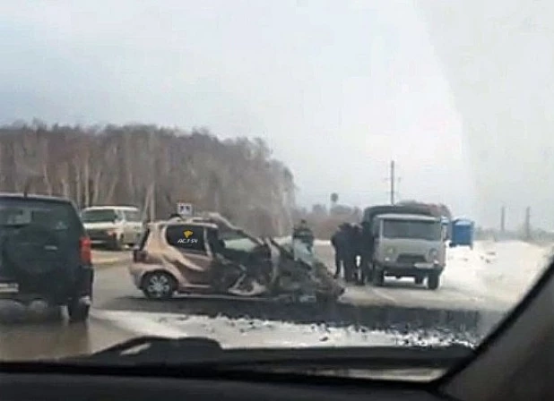 ДТП под Новосибирском. 22 февраля 2017 года.