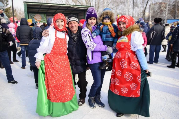 Масленица в парке "Лесная сказка".