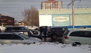 ДТП и пробка на Красноармейском.