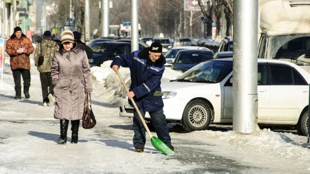 Первый день весны в Барнауле. 1 марта 2017 года.