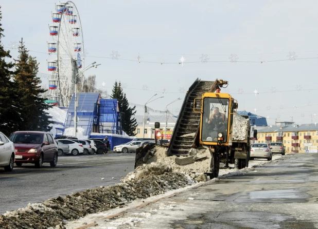 Первый день весны в Барнауле. 1 марта 2017 года.