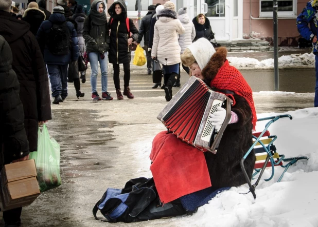 Первый день весны в Барнауле. 1 марта 2017 года.