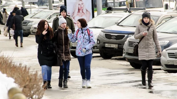 Первый день весны в Барнауле. 1 марта 2017 года.