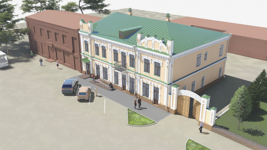 Проект реставрации здания на Пушкина, 48.