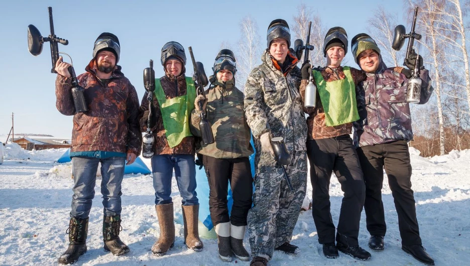 Турнир по пейнтболу.