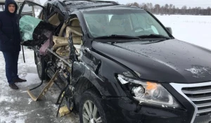 Машина, в которой ехал лидер Bad Boys Blue.