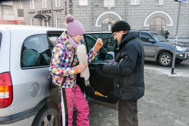 Цветы в Барнауле. 7 марта 2017 года.